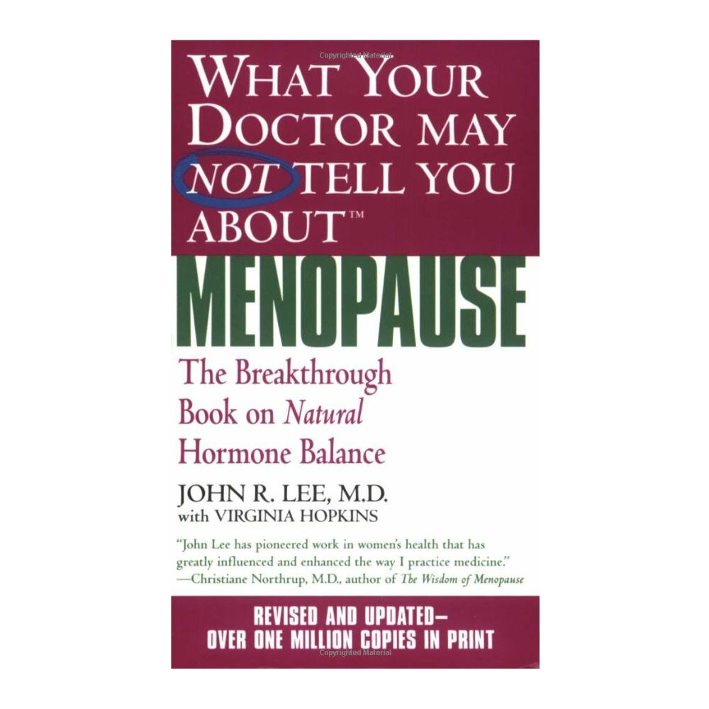 Book - Dr. Lee on Menopause